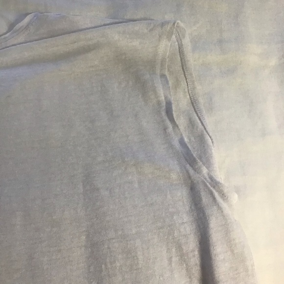 Tahari White 100% Linen Button Back Sleeveless Top, Size XL - Picture 6 of 10